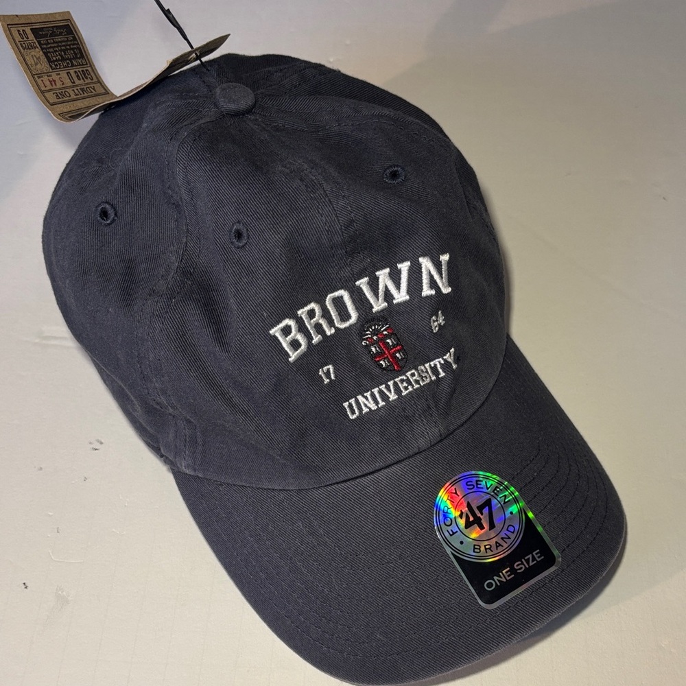 NWT Brown University Navy Cap